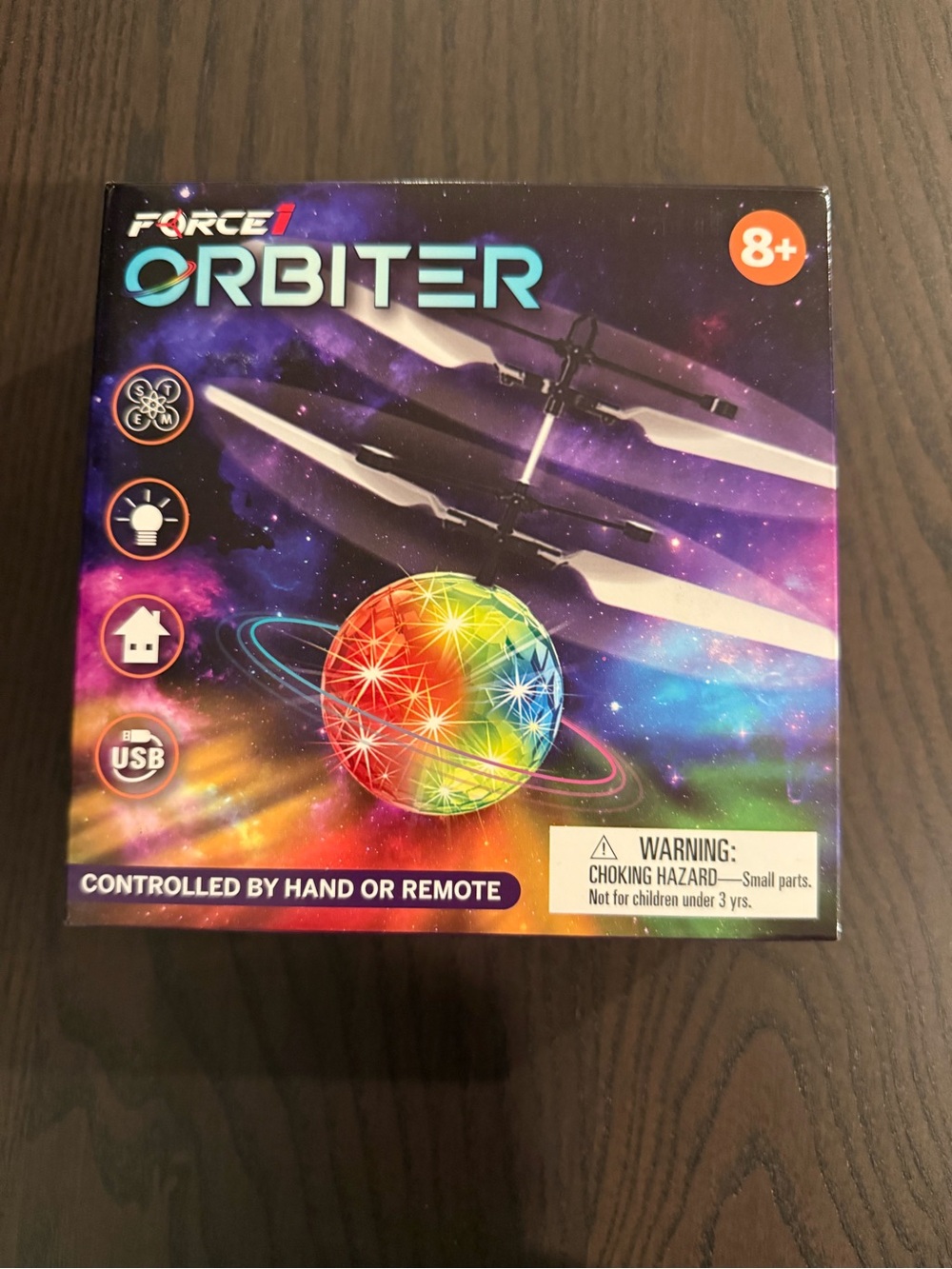 Force1 Orbiter Hand-Controlled LED Orb - Multicolor